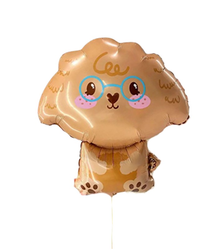 Poodle Sevimli Köpek Uçan Balon 45 cm