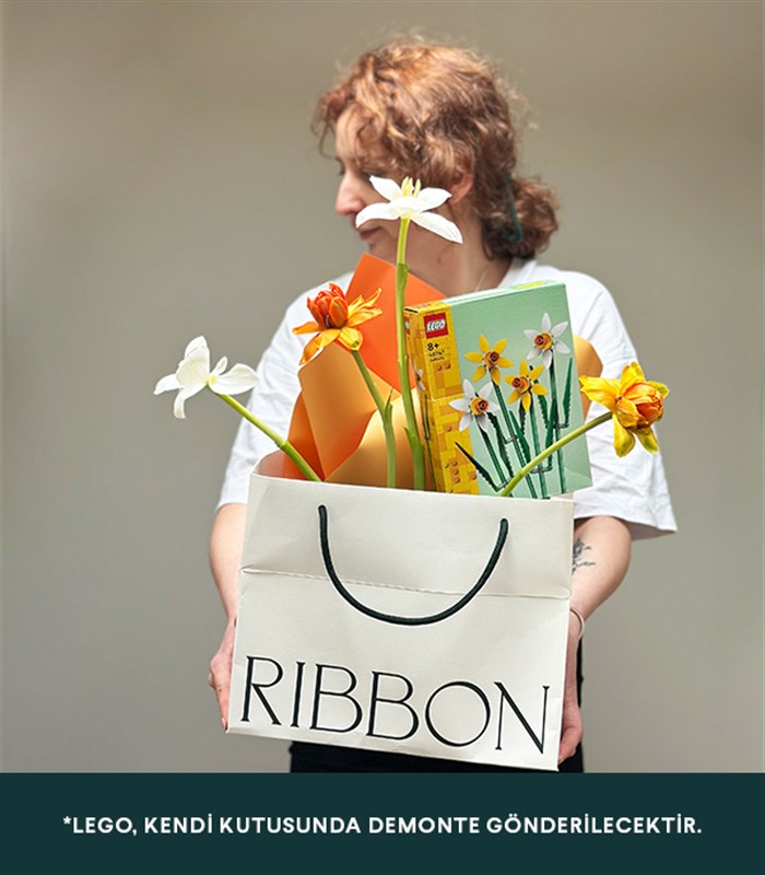 LEGO Nergis Yeşil Seramik Vazo Hediye Seti