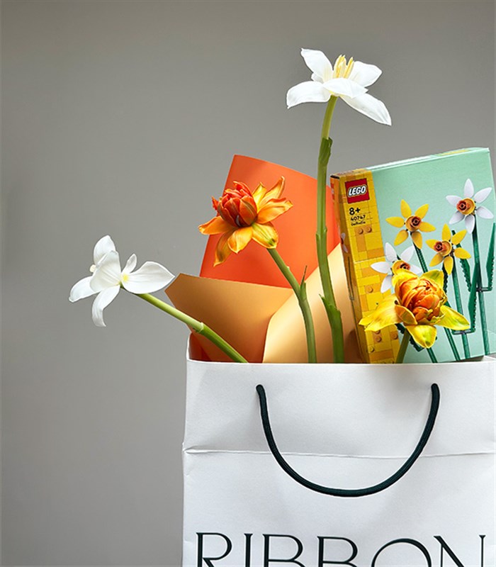 LEGO Nergis Yeşil Seramik Vazo Hediye Seti