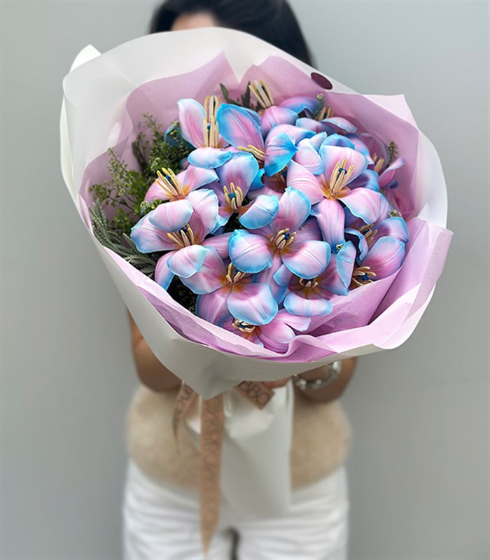 Sugar Bloom Deluxe 25 Unicorn Lale Buketi