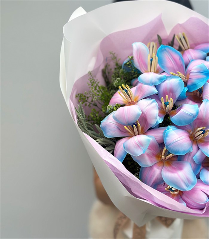 Sugar Bloom Deluxe 25 Unicorn Lale Buketi