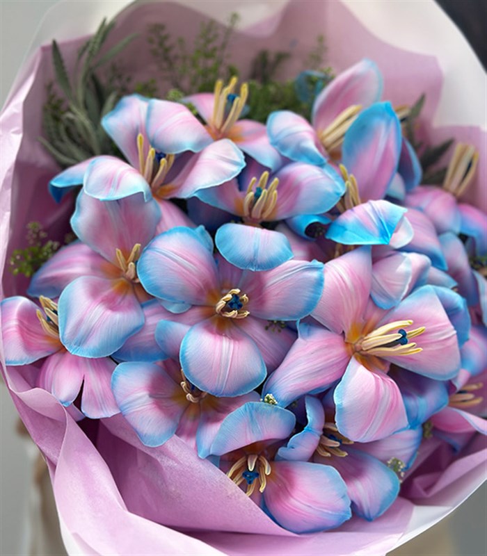 Sugar Bloom Deluxe 25 Unicorn Lale Buketi