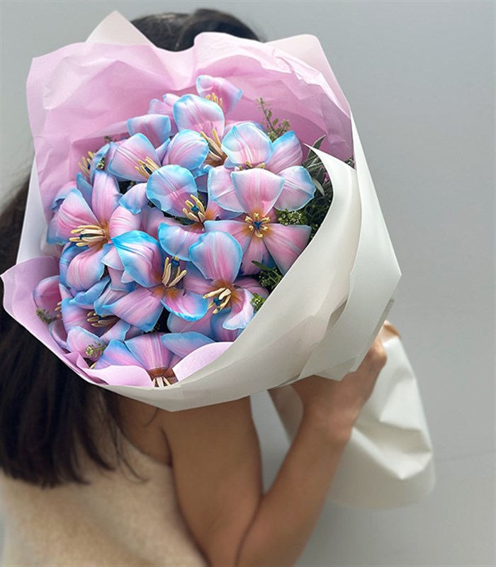 Sugar Bloom Deluxe 25 Unicorn Lale Buketi