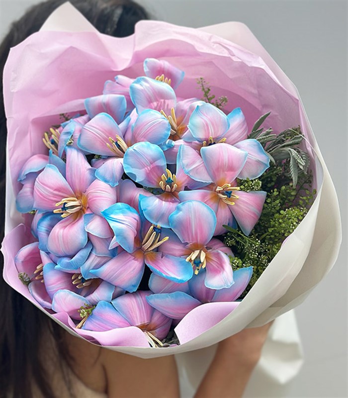 Sugar Bloom Deluxe 25 Unicorn Lale Buketi