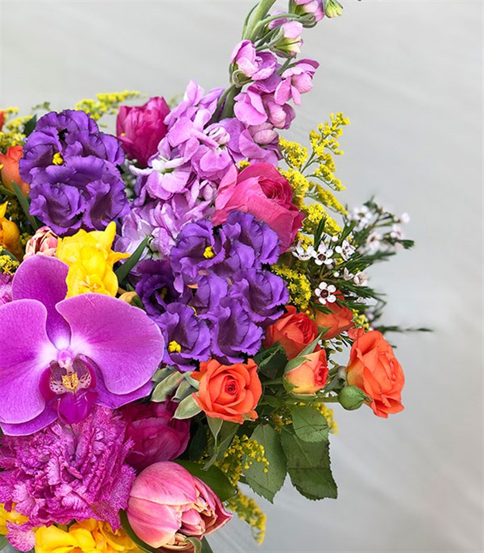 Frida Kahlo Rengarenk Vazo Aranjman