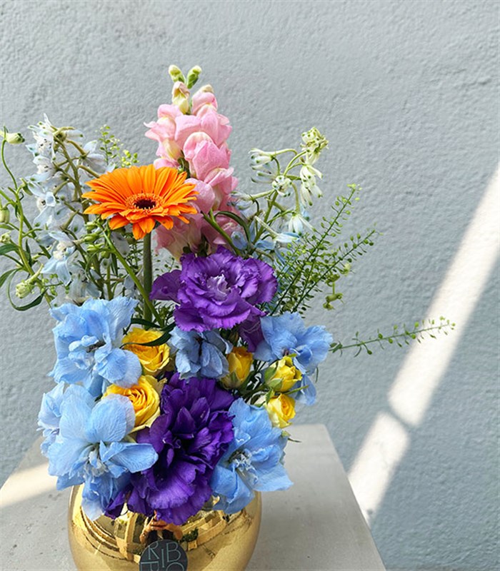 Rengarenk Çiçekler Mini Yaz Aranjmanı Limited Edition