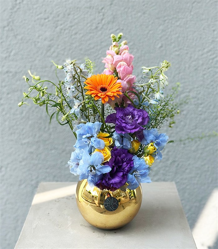 Rengarenk Çiçekler Mini Yaz Aranjmanı Limited Edition