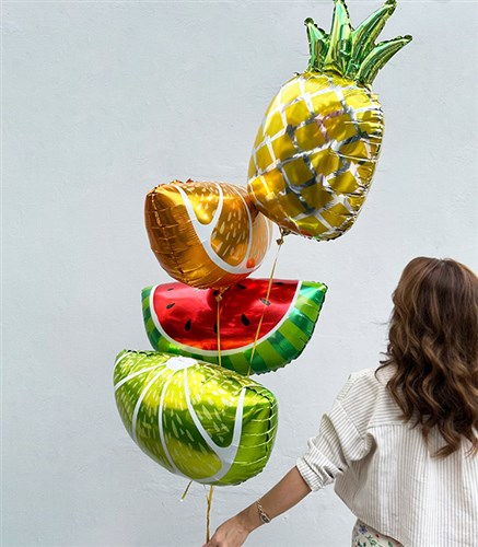Karpuz Lime Portakal Ananas 4Lü Balon Seti