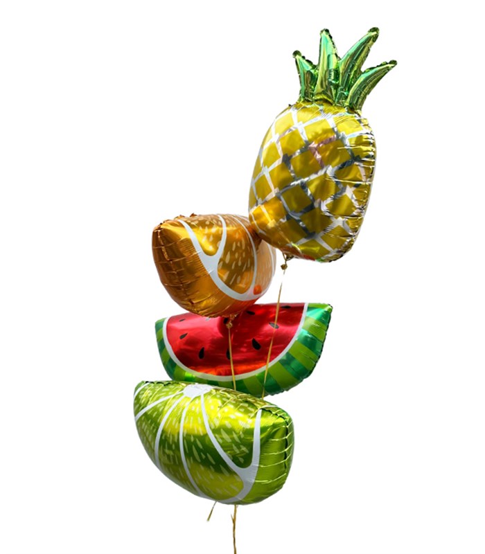 Karpuz Lime Portakal Ananas 4Lü Balon Seti