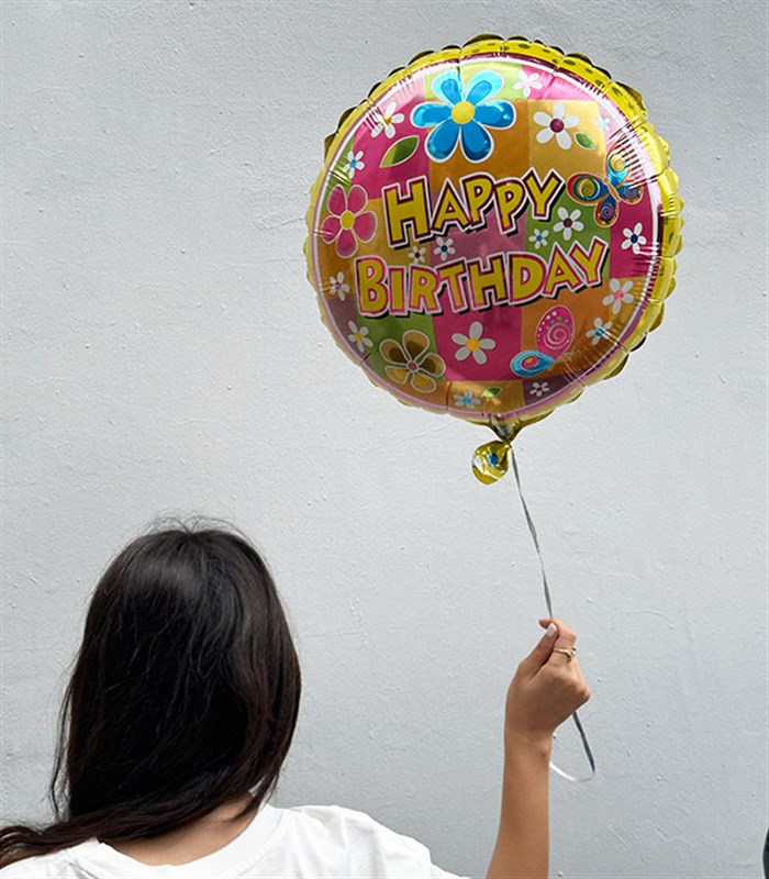 Summer Happy Birthday Uçan Balon 45 cm