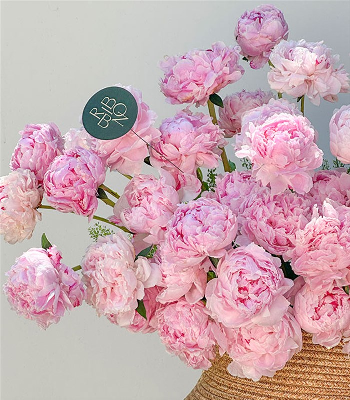 Grand Deluxe Sepette 50 Pembe Şakayık Aranjmanı