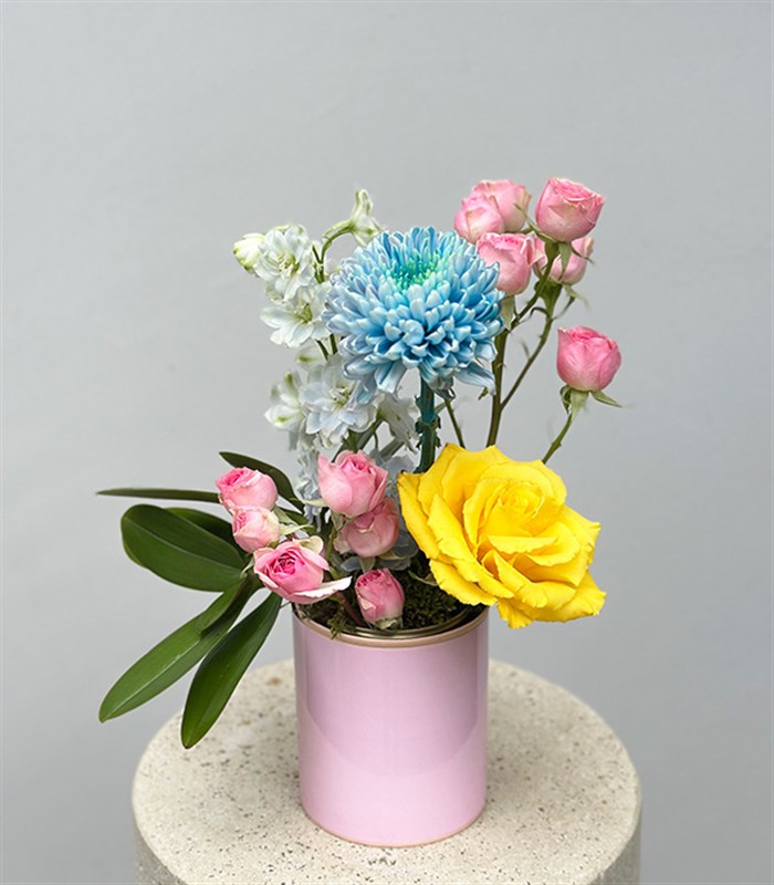 Happy Birthday LEGO Creator Çiçek Balon Hediye Kutusu