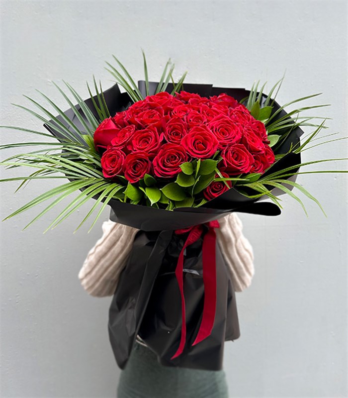 41 Kırmızı Gül Buketi İsteme Çiçeği