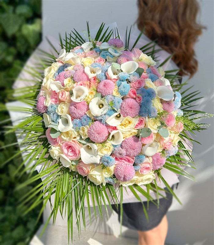 Royal Deluxe Pembe Gül Anastasya Gala Söz Nişan Buketi