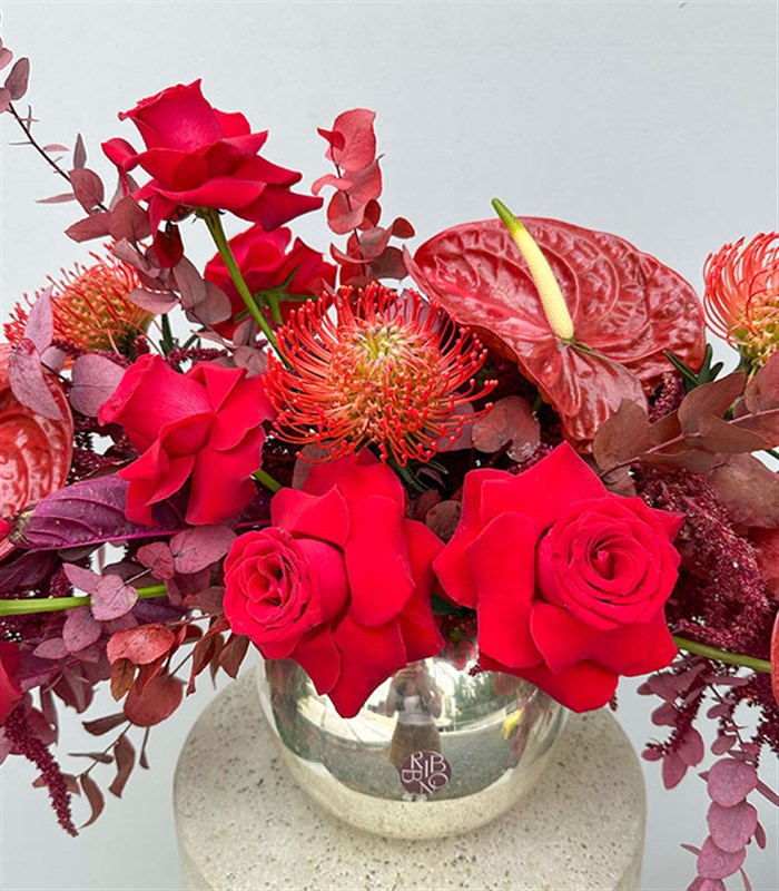 Amour Rouge Lucas Kırmızı Gül Sonbahar Aranjmanı