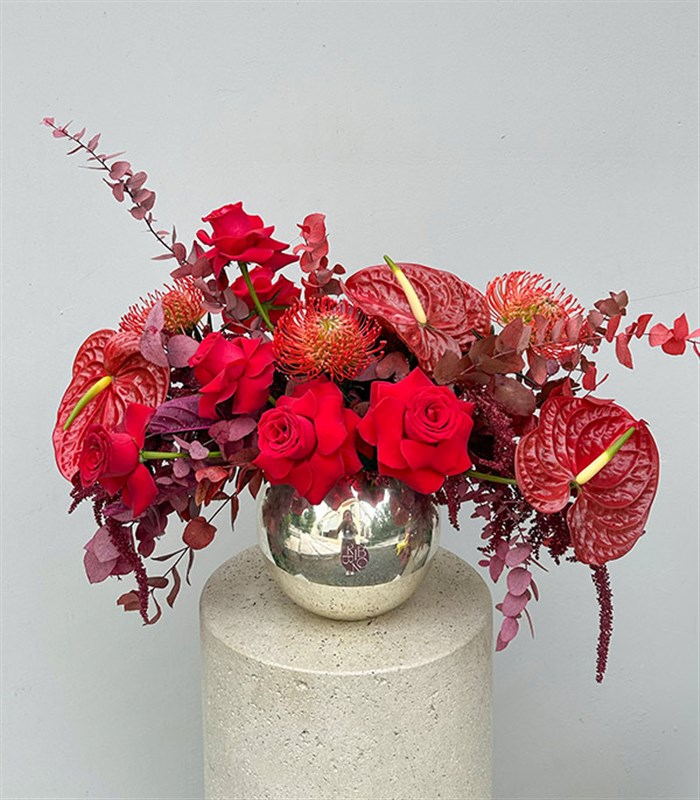 Amour Rouge Lucas Kırmızı Gül Sonbahar Aranjmanı