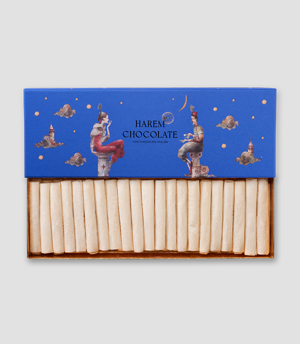 Harem Chocolate Yıldızlı Kutuda Roll Lokum