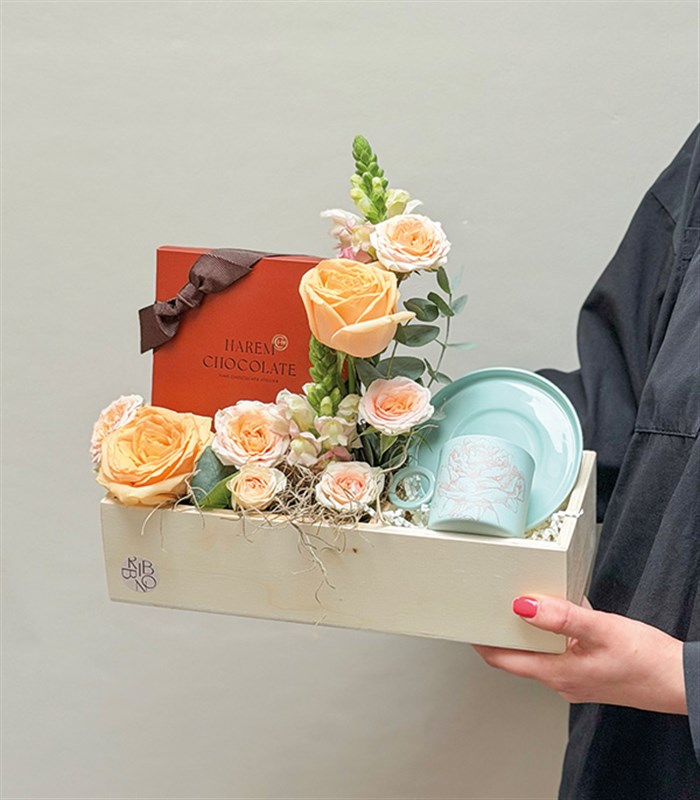 Harem Chocolate Türk Kahvesi Fincanı Hediye Kutusu