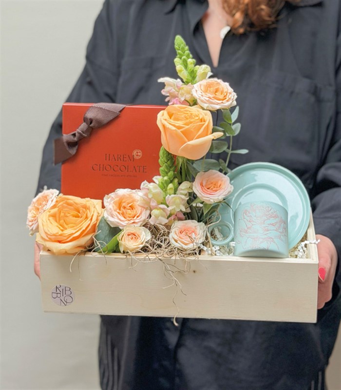 Harem Chocolate Türk Kahvesi Fincanı Hediye Kutusu