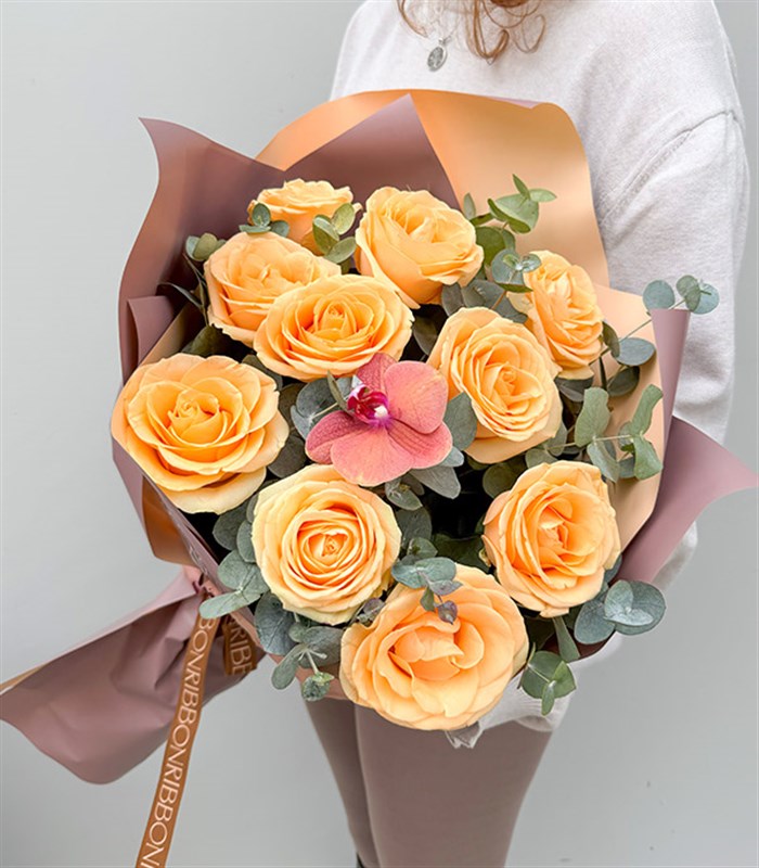 Kayısı Gül Buketi