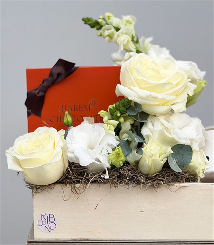 Harem Chocolate Nazar Boncuğu Türk Kahvesi Fincanı Hediye Kutusu