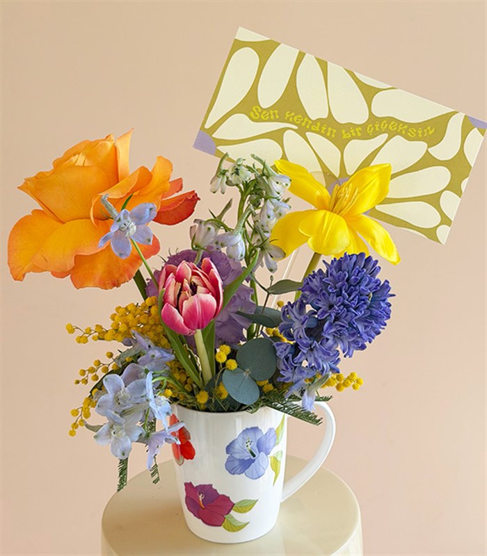 Flower Break Rengarenk Çiçekler