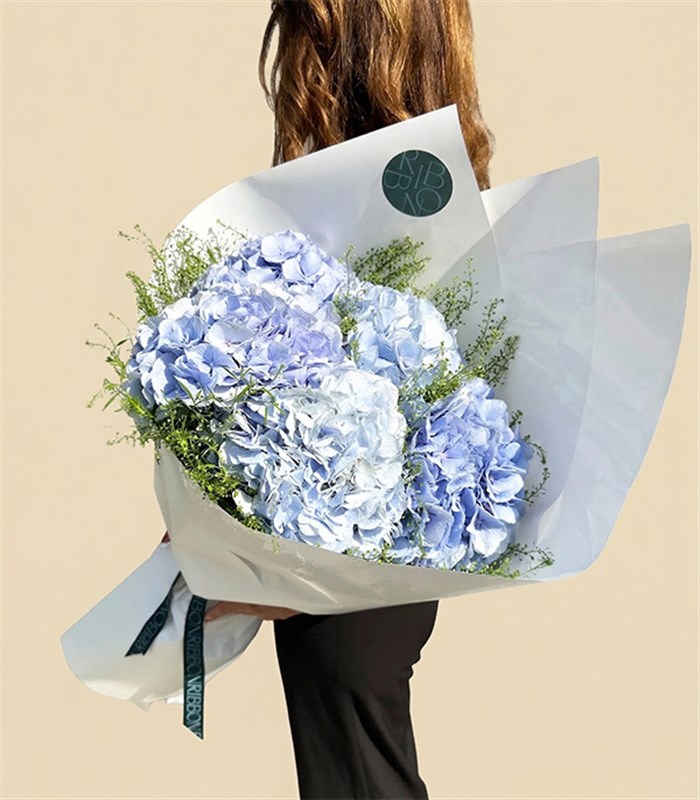 Olivia Mavi Ortanca Buketi