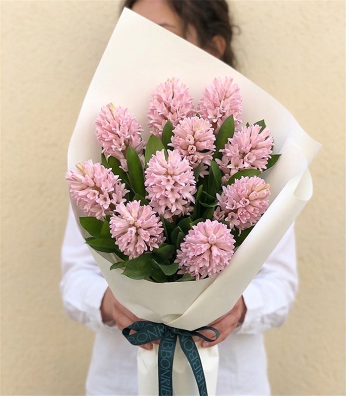 Pembe Sümbül Buketi