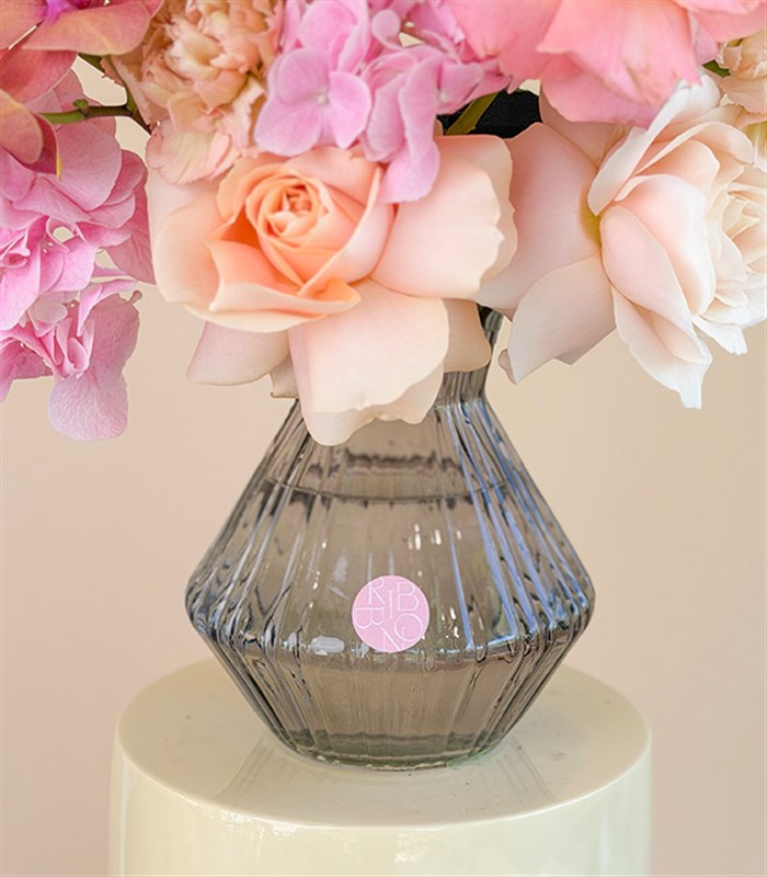 Viola Pembe Şakayık Galaksi Lale Bahar Aranjmanı