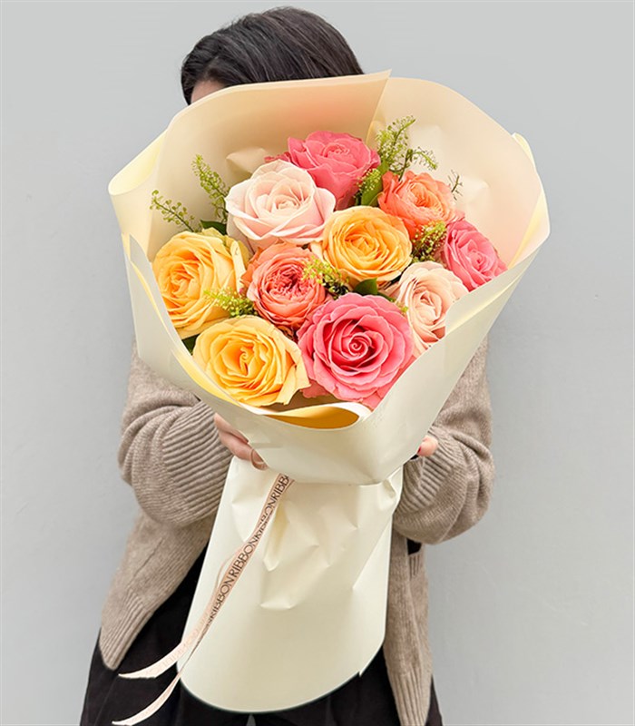 Elise Somon Pembe Gül Buketi