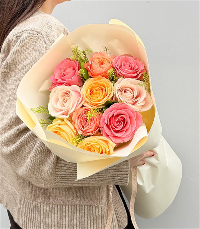 Elise Somon Pembe Gül Buketi