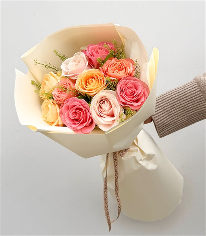 Elise Somon Pembe Gül Buketi