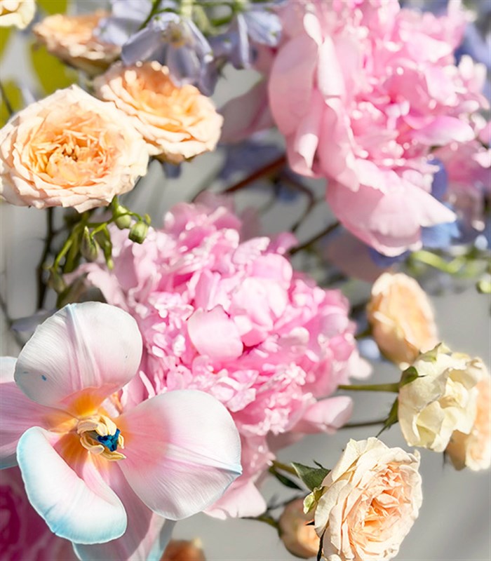 Mama Pink Peony Unicorn Tulip Arrangement