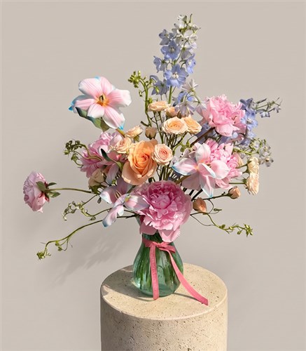 Mama Pink Peony Unicorn Tulip Arrangement