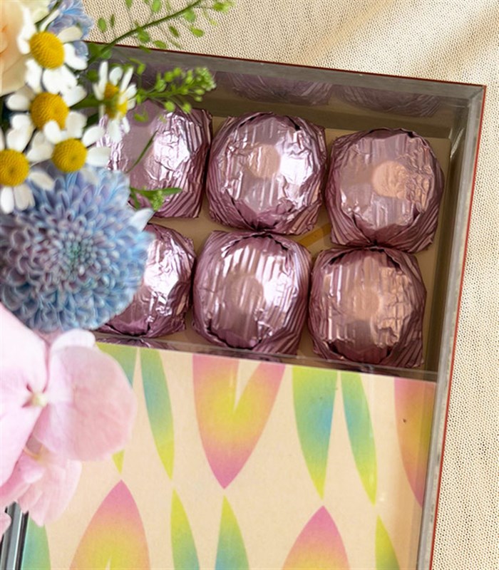 My Dear Teacher Spring Flowers Candle Chocolate Gift Box