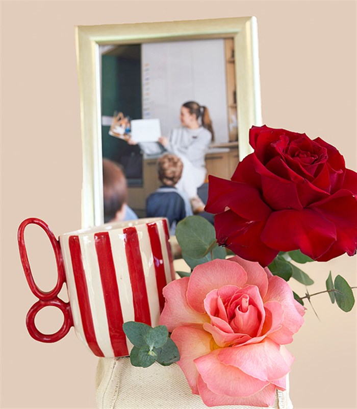 I Love You Embroidered Box Personalized Framed Mug Teacher's Day Gift Box