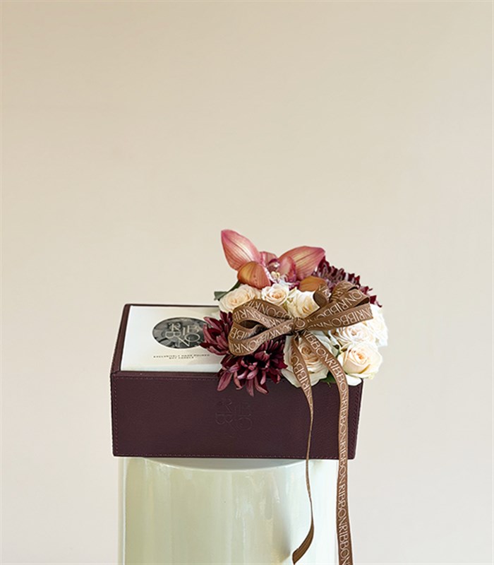 Bordeaux Anastasia Salmon Rose Scented Soy Candle Teacher's Day Gift Box