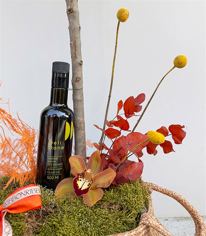 Olivea Hasır Sepette Deluxe Zeytin Ağacı 150 cm