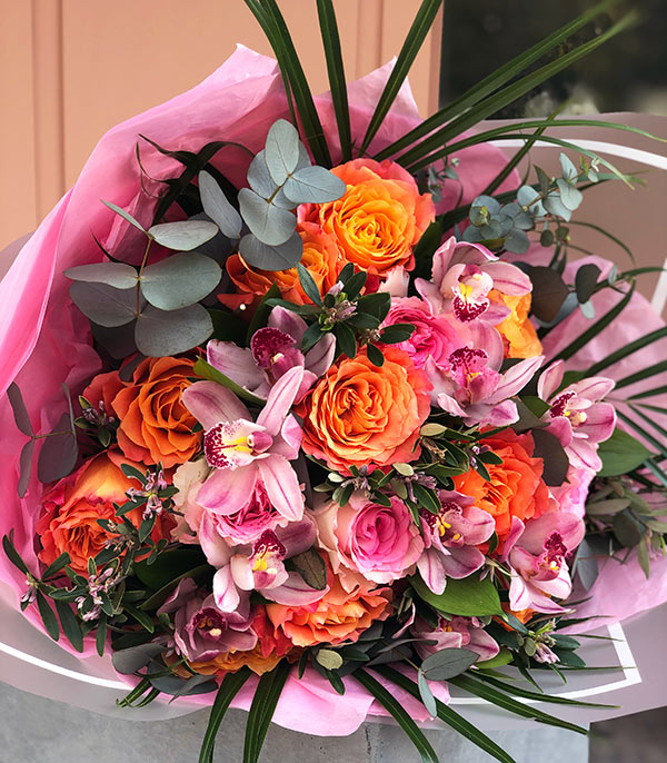 Orange Pink Deluxe Bouquet