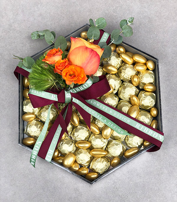 Gold Deluxe Chocolate Tray