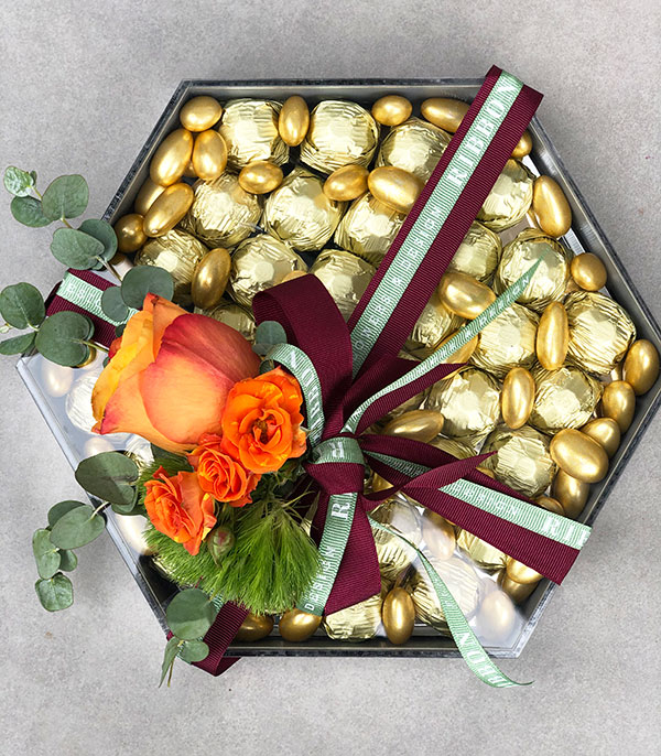 Gold Deluxe Chocolate Tray