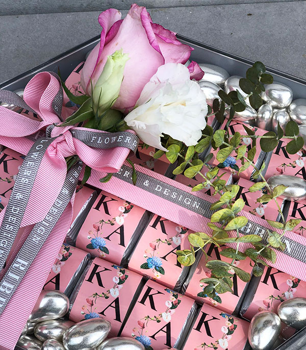 Personalized Deluxe Promise Engagement Chocolate Tray
