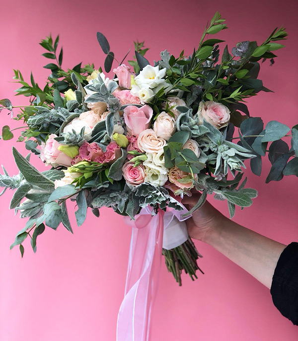 Soft Wild Bridal Bouquet