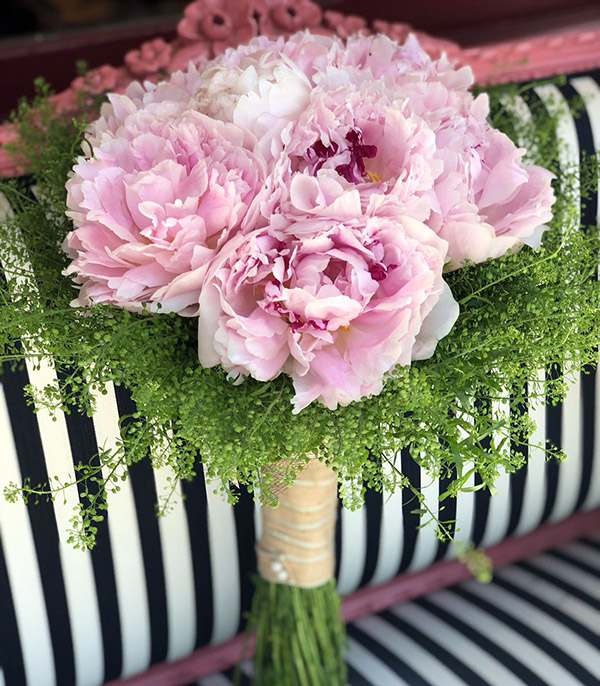Powder Pink 10 Peony Bridal Bouquet