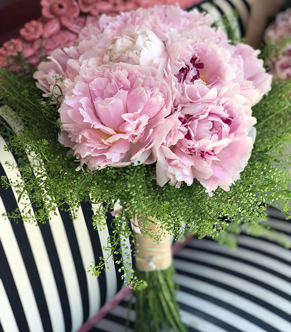 Powder Pink 10 Peony Bridal Bouquet