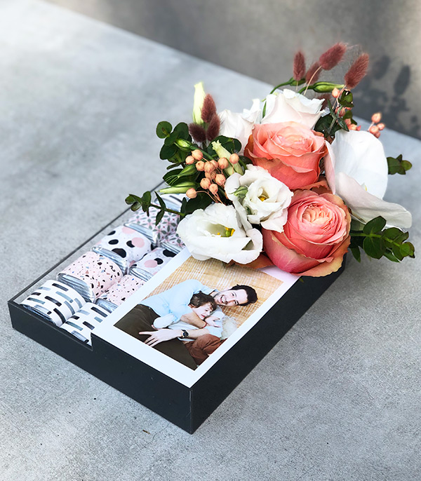 Father's Day Chocolate Tray with Personalized Photo