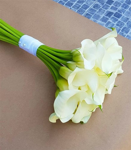 white lily baby congratulations bouquet