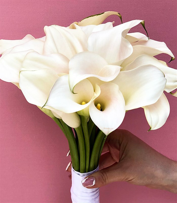 Saf Aşk 20 Beyaz Gala Gelin Buketi