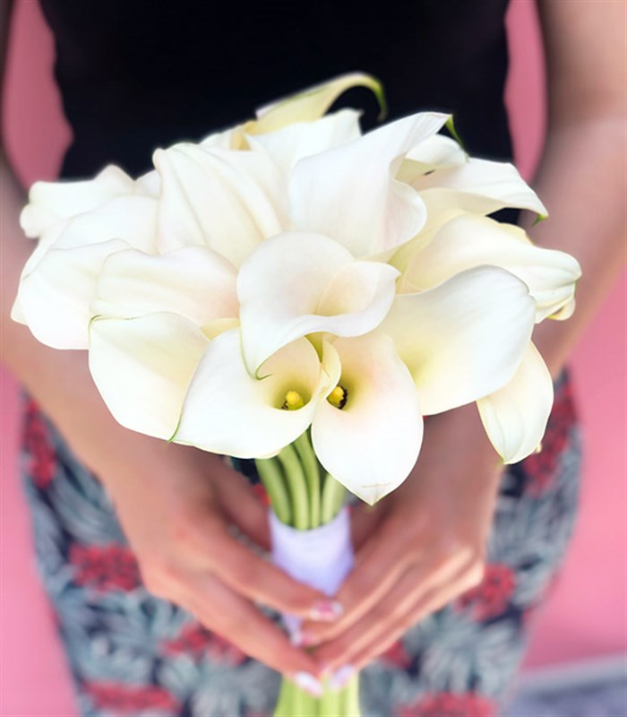 Saf Aşk 20 Beyaz Gala Gelin Buketi