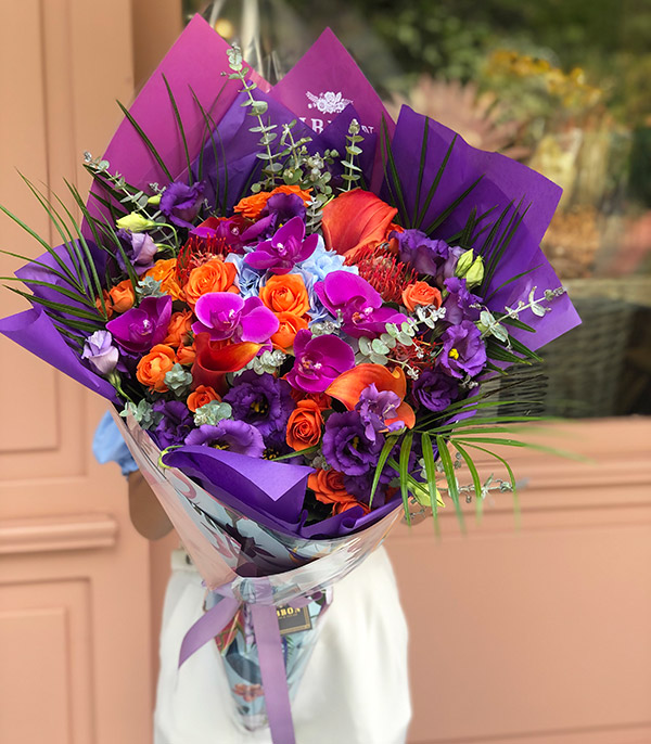 Amethyst Grand Deluxe Purple Bouquet